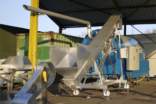 Commercial composting plant, France